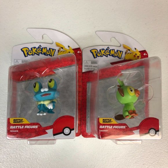 Pokemon Battle Ready Grookey Froakie Figure Lot Of 2 New Sealed 2021 - Picture 1 of 11